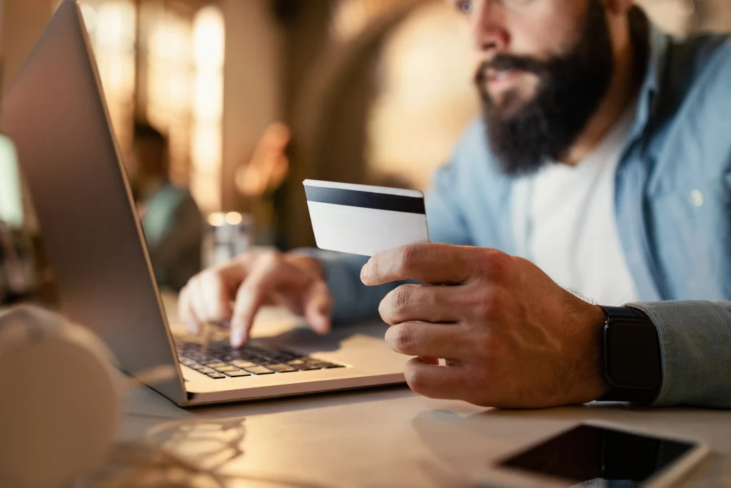 POS debit card payment at checkout