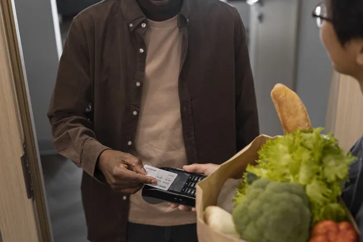 Contactless grocery payment