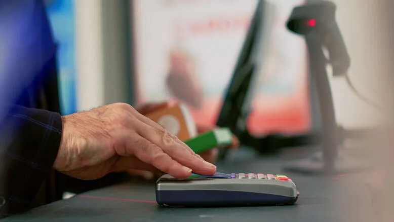 POS card payment terminal