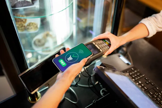 Contactless mobile payment through secure POS terminal