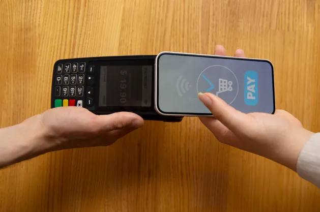 Contactless mobile payment using secure POS terminal