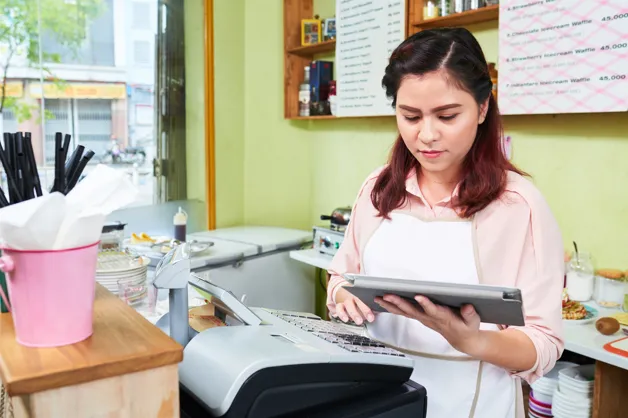 Coffee shop POS system