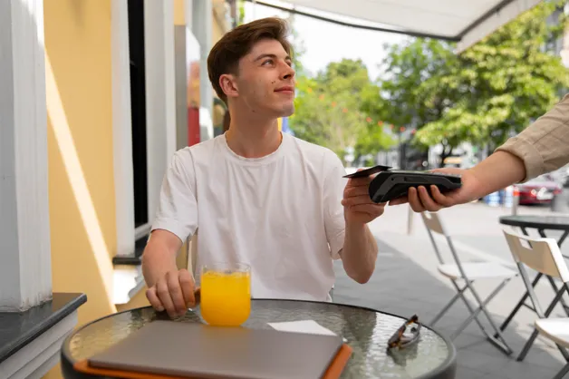 Pay at the table POS terminal