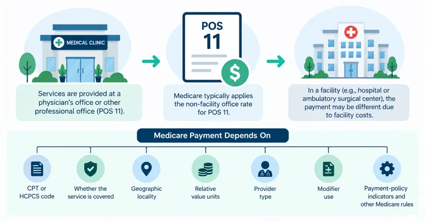 How POS 11 Can Affect Medicare Payment