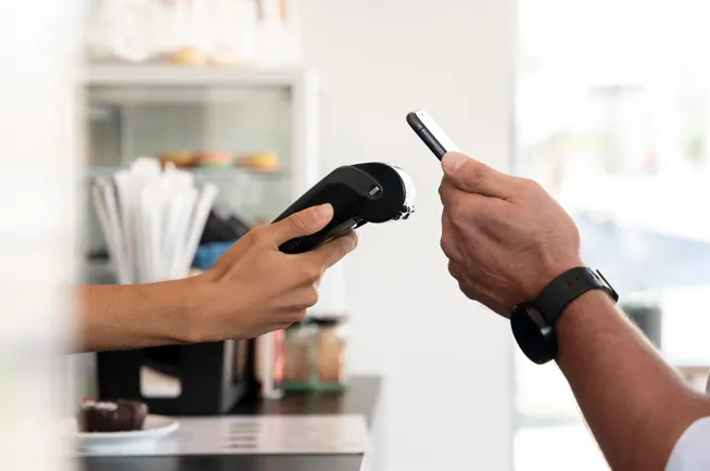 Mobile contactless payment at POS terminal