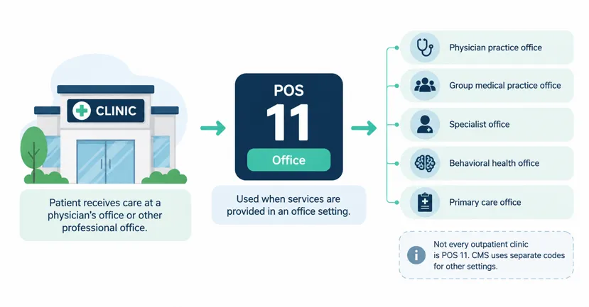 POS 11 Mean in Medical Billing